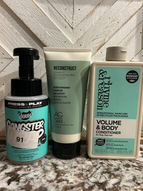 Reconstruct Vitamin C Strengthening Mask,volume & body Conditioner & wrap lotion